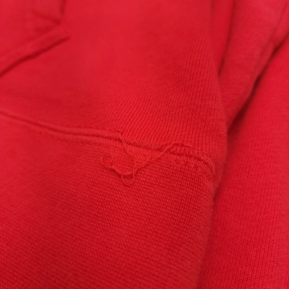 Vintage Nike Air Red Tag Men's Size Large Zip Up Black Hoodie Jacket Y2K READ‎